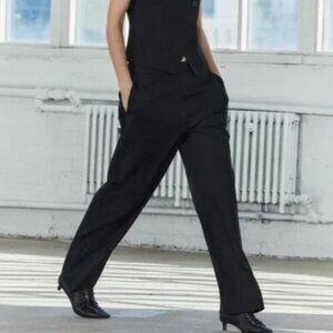 NWT ZARA ZW COLLECTION PANTS BLACK
